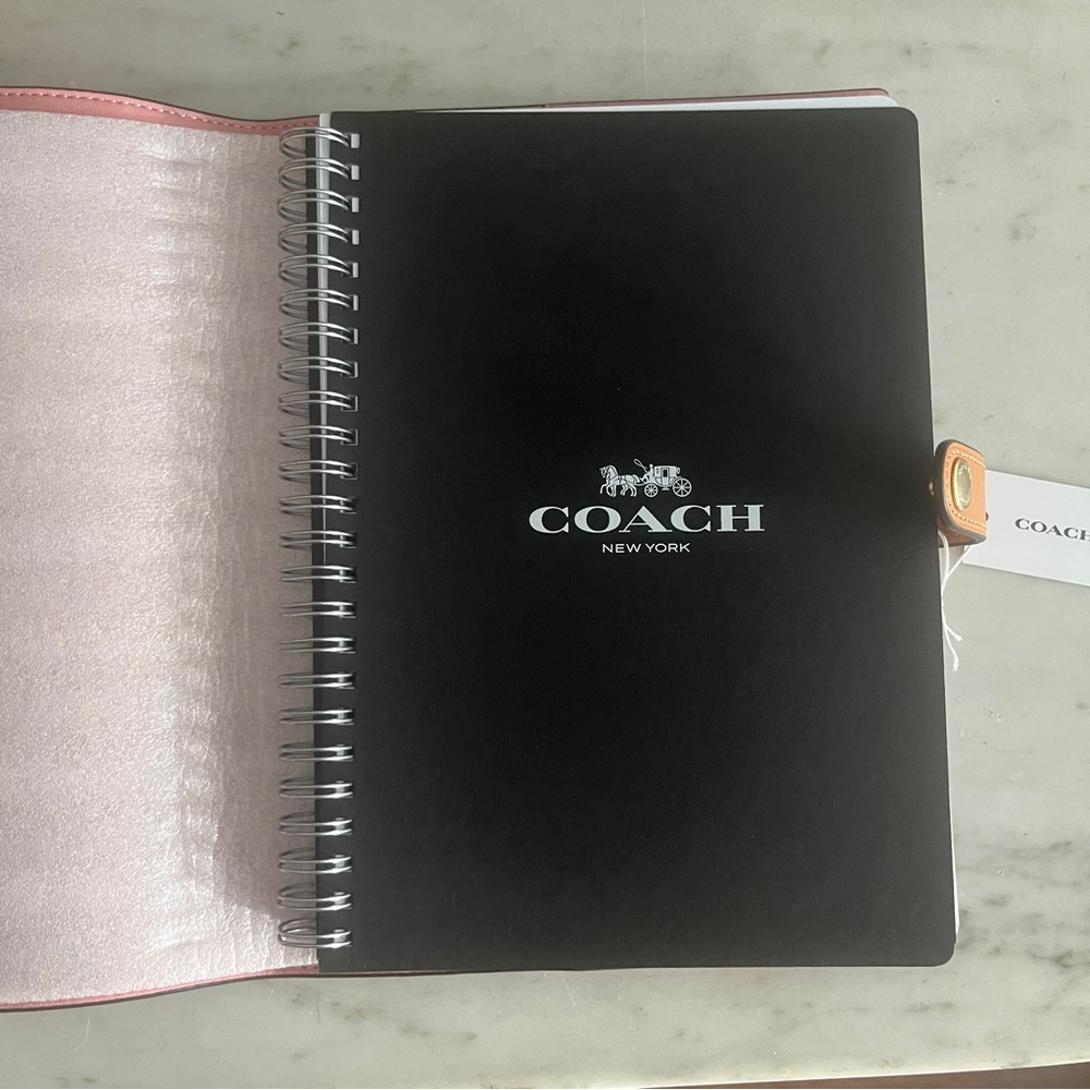 Coach Pink Notebook - Picture 4 of 6